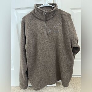 Men’s North Face quarter zip